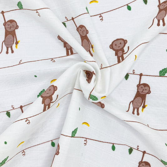 Muslin Swaddle baby Towel Combo (Pack of 2) - zizuka