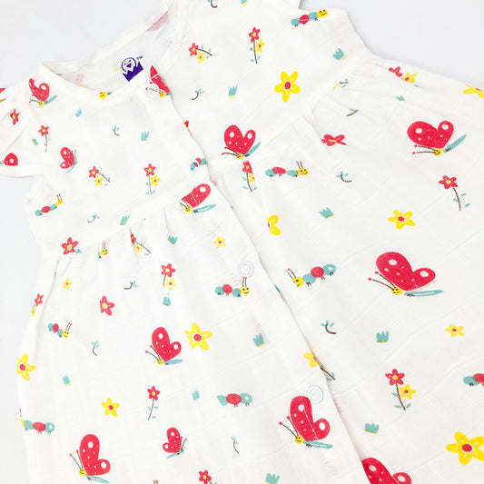 Freedom Combo -Muslin Frocks Set -Buy 2 Get 1 FREE - zizuka