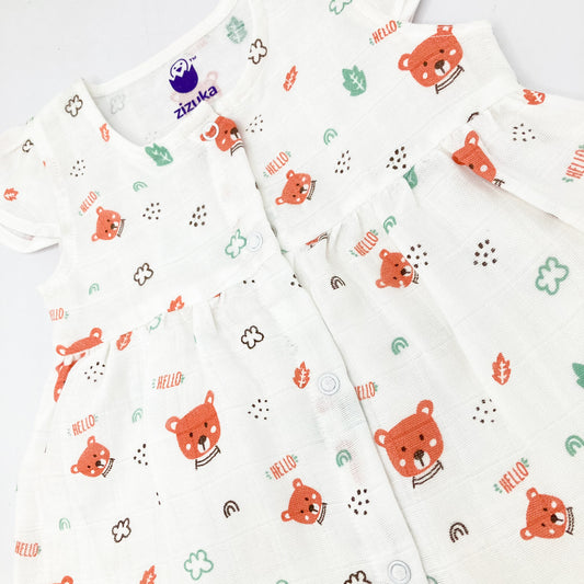 Freedom Combo -Muslin Frocks Set -Buy 2 Get 1 FREE - zizuka