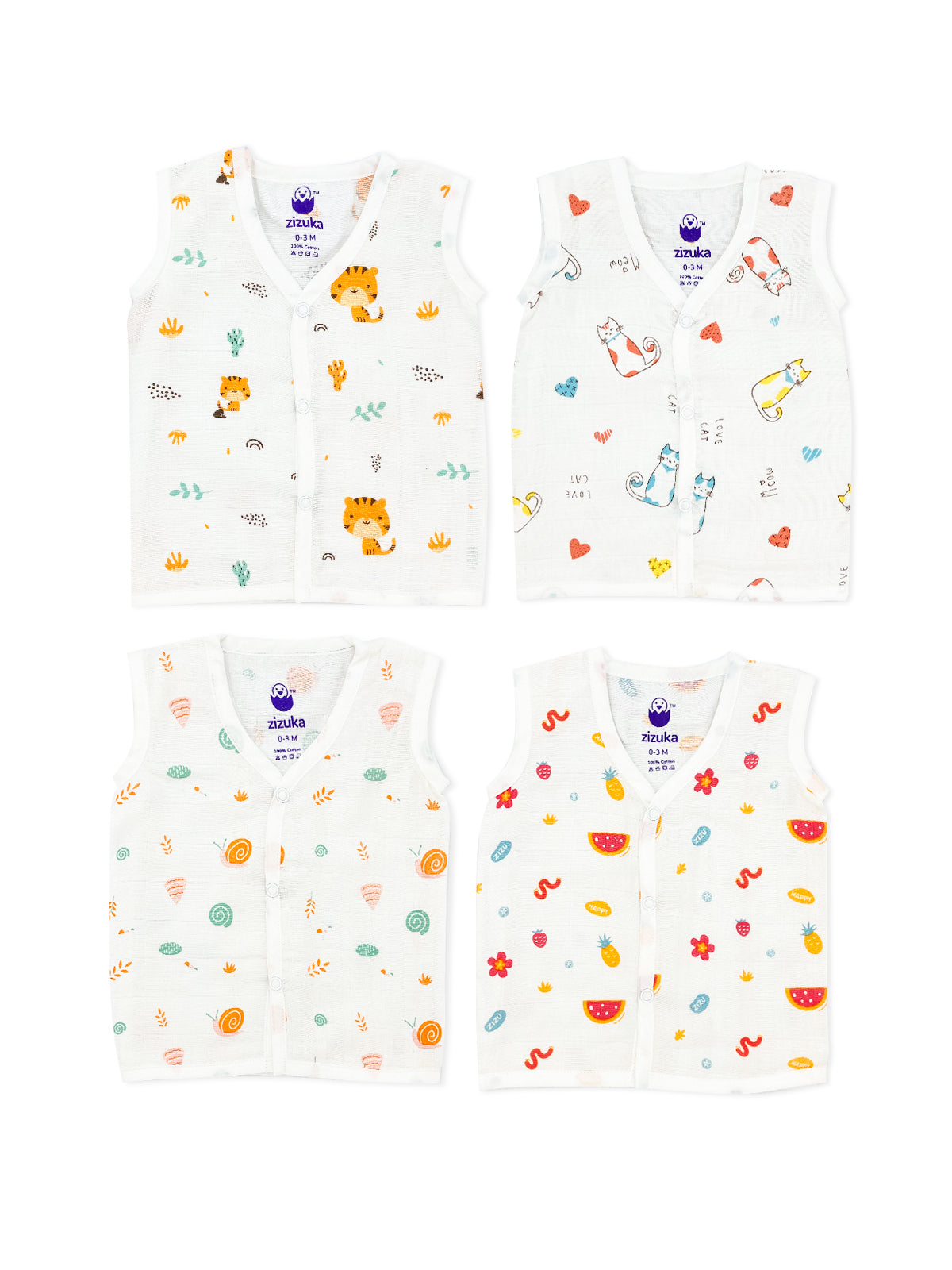 Muslin Jablas Jhablas -100% Muslin Cotton Pack of