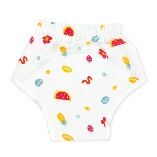 Muslin Reusable Baby Padded Underwear/ Cloth Diaper -Combo Pack - zizuka