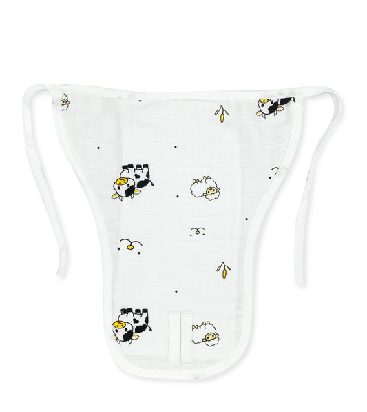 Newborn Muslin Jabla & Nappy -Soft Cotton Jabla, Nappy Combo -Pack of 6 - zizuka