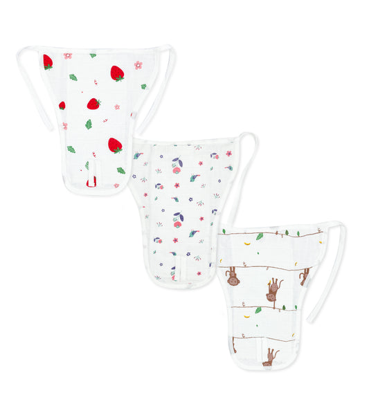 Buy 6 Get 6 Free Muslin Nappy -100% Cotton, 4 Layered Extra Soft Langots - zizuka