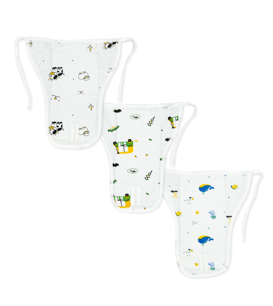 Buy 6 Get 6 Free Muslin Nappy -100% Cotton, 4 Layered Extra Soft Langots - zizuka