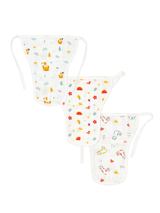 Buy 6 Get 6 Free Muslin Nappy -100% Cotton, 4 Layered Extra Soft Langots - zizuka