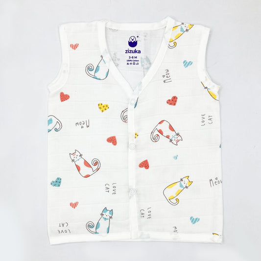 Freedom Combo- Muslin Cotton Sleeveless Shorts Set-Buy 2 Get 1 FREE - zizuka