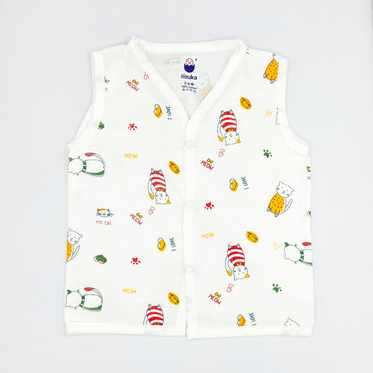 Freedom Combo- Muslin Cotton Sleeveless Shorts Set-Buy 2 Get 1 FREE - zizuka