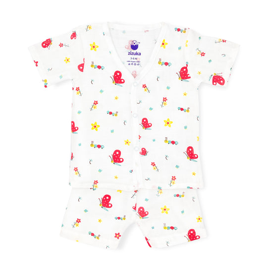 Jabla Co Ord Set / Jabla Shorts - Muslin Cotton -Combo (Pack of 3) - zizuka