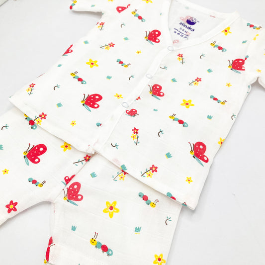 Jabla Co Ord Set / Jabla Shorts - Muslin Cotton -Combo (Pack of 3) - zizuka