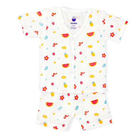 Jabla Co Ord Set / Jabla Shorts - Muslin Cotton -Combo (Pack of 3) - zizuka