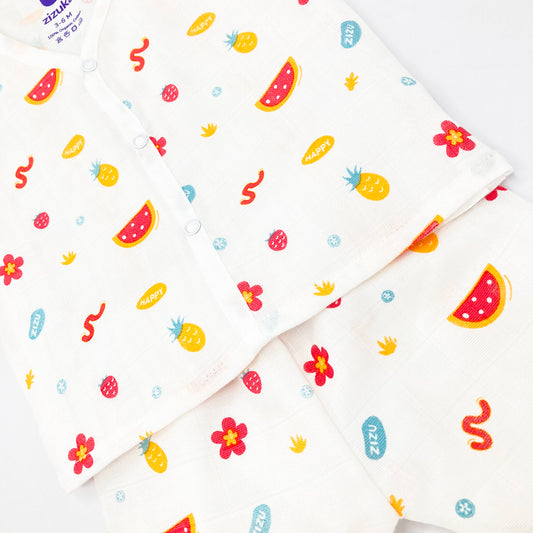 Jabla Co Ord Set / Jabla Shorts - Muslin Cotton -Combo (Pack of 3) - zizuka