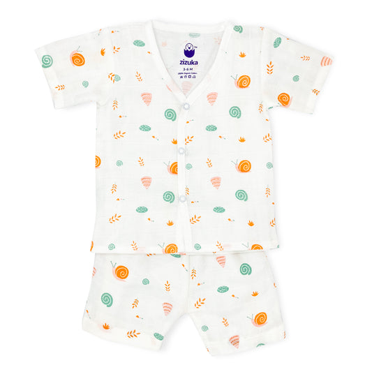 Jabla Co Ord Set / Jabla Shorts - Muslin Cotton -Combo (Pack of 3) - zizuka