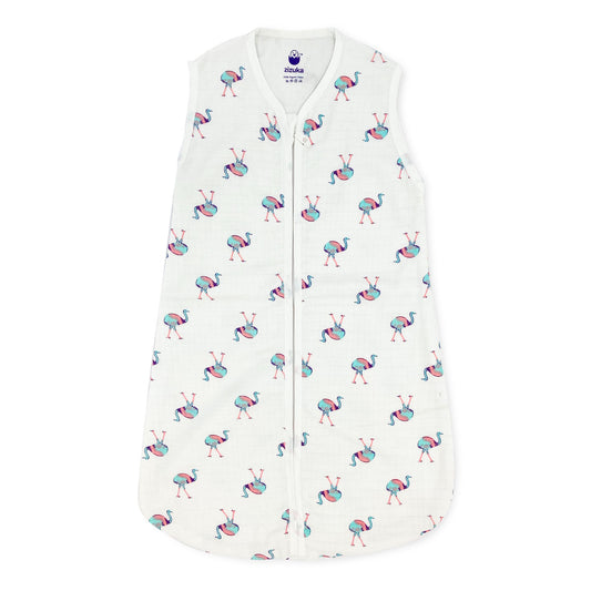 Organic Muslin Baby Sleeping Bag -Emu - zizuka
