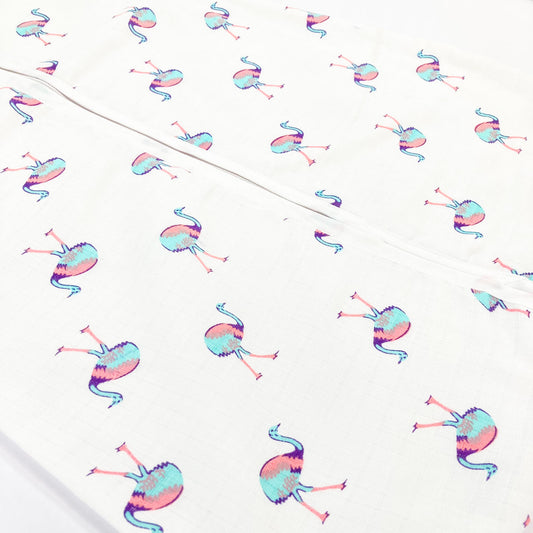 Organic Muslin Baby Sleeping Bag -Emu - zizuka