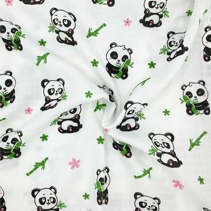Organic muslin swaddle for newborn