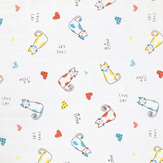 Best Combo- 100% Muslin Swaddle- baby Towel (Pack of 4) - zizuka