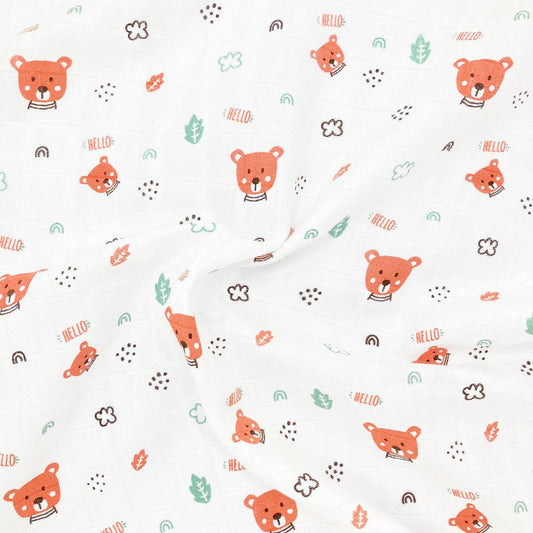 Best Combo- 100% Muslin Swaddle- baby Towel (Pack of 4) - zizuka