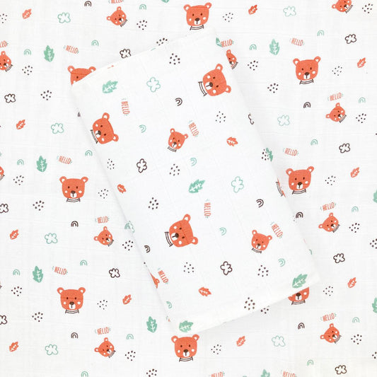 Best Combo- 100% Muslin Swaddle- baby Towel (Pack of 4) - zizuka