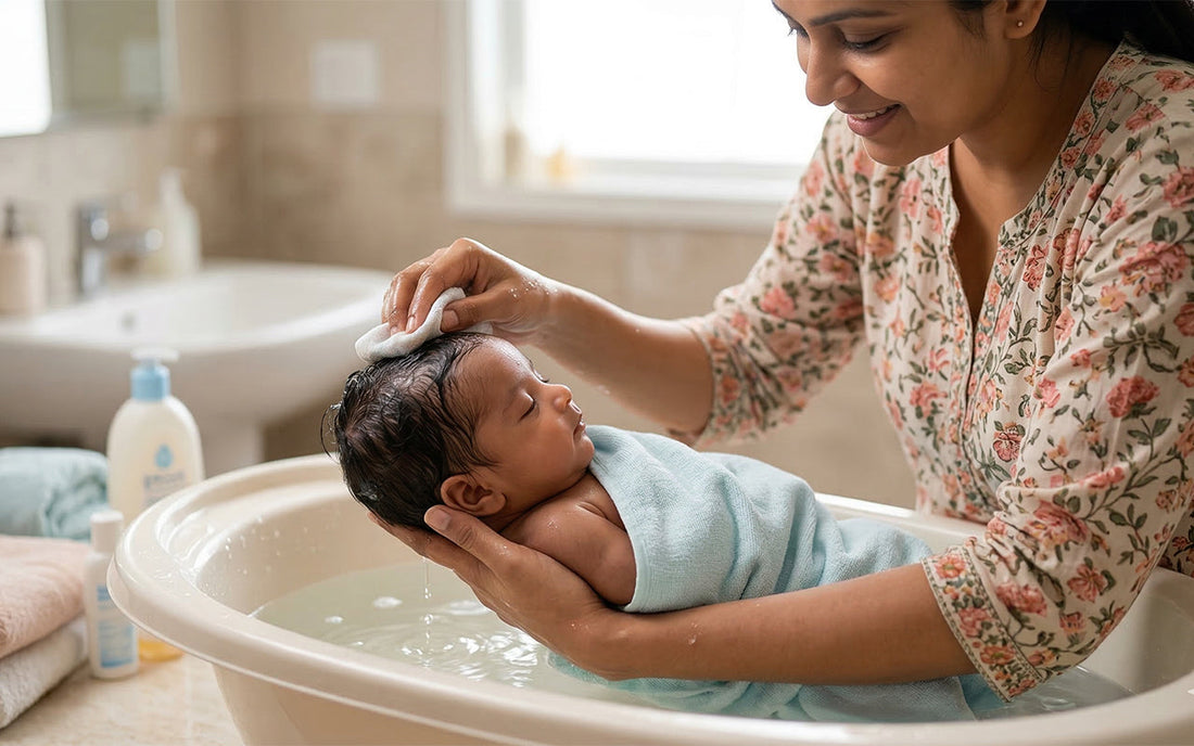 How to Wash Newborn Baby Hair & Clean the Scalp