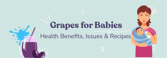 Grapes for Babies – Health Benefits, Issues and Recipes
