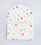 Cotton Muslin Hooded Towel for Newborn Baby -Snail