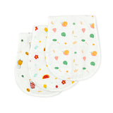 Muslin Burp Cloths for Newborn Baby - Pack of 3