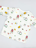 Full sleeve Jabla Pyjama Set 100%Cotton Muslin -Cat