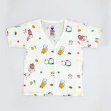 Muslin Jabla Co Ord Set, Jabla Shorts - 100% Cotton -Cat