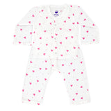 Full sleeve Jabla -Pyjama Set -Organic Muslin -Pink Love