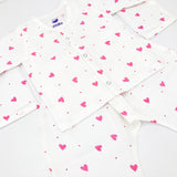 Full sleeve Jabla -Pyjama Set -Organic Muslin -Pink Love