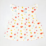 Muslin Frock for Baby Girl -Cap Sleeve 100% Cotton -Happy Zizu