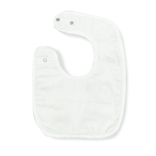 100% Organic Muslin Bib -Cloud