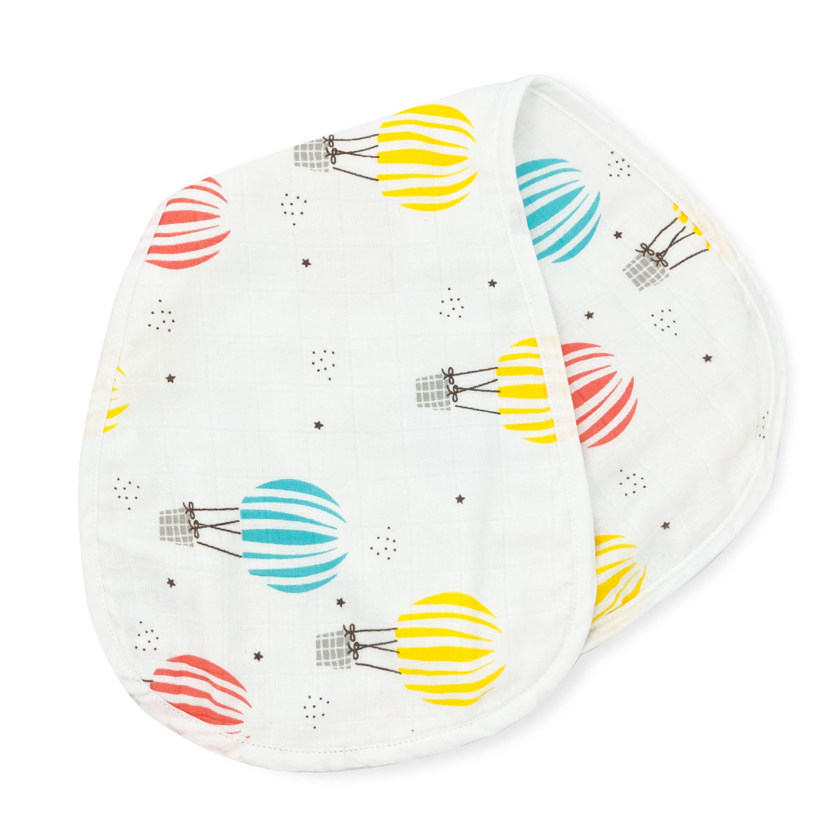 Organic Muslin - Reversible Burp Cloth -Parachute