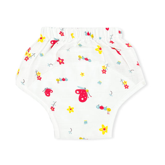 Muslin Reusable Baby Padded Underwear -Butterfly