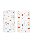 Combo- 100% Muslin Swaddle- Baby Towel(Pack of 2)