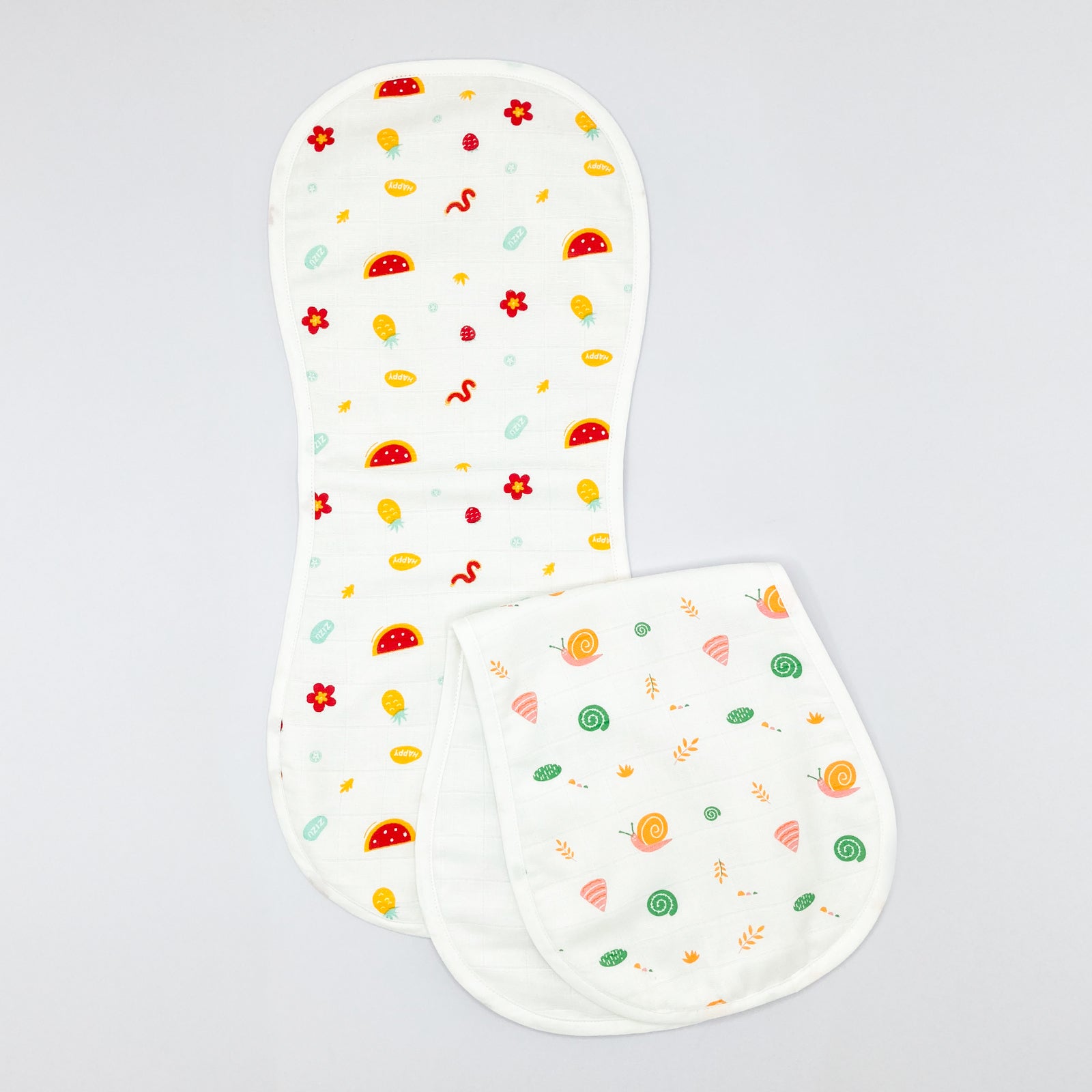 100% Muslin Cotton Soft Burp Cloths Newborn - Pack of 2