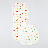 100% Muslin Cotton Soft Burp Cloths Newborn - Pack of 2