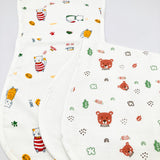 100% Muslin Cotton Soft Burp Cloths Newborn - Pack of 2