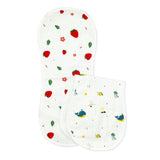 100% Muslin Cotton Soft Burp Cloths Newborn - Pack of 2