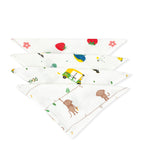 Muslin Baby Face Wipe Clothes - Newborn Napkin -Pack of 4