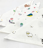 Muslin Baby Face Wipe Clothes - Newborn Napkin -Pack of 4
