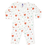 Full sleeve Jabla Pyjama Set 100%Cotton Muslin -Hello Teddy