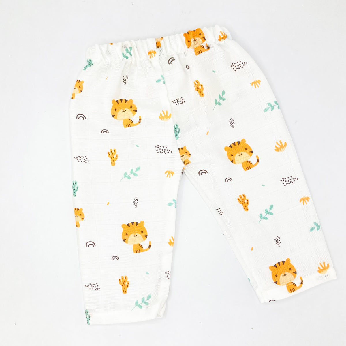 Full sleeve Jabla -Pyjama Set -Organic Muslin -Tiger