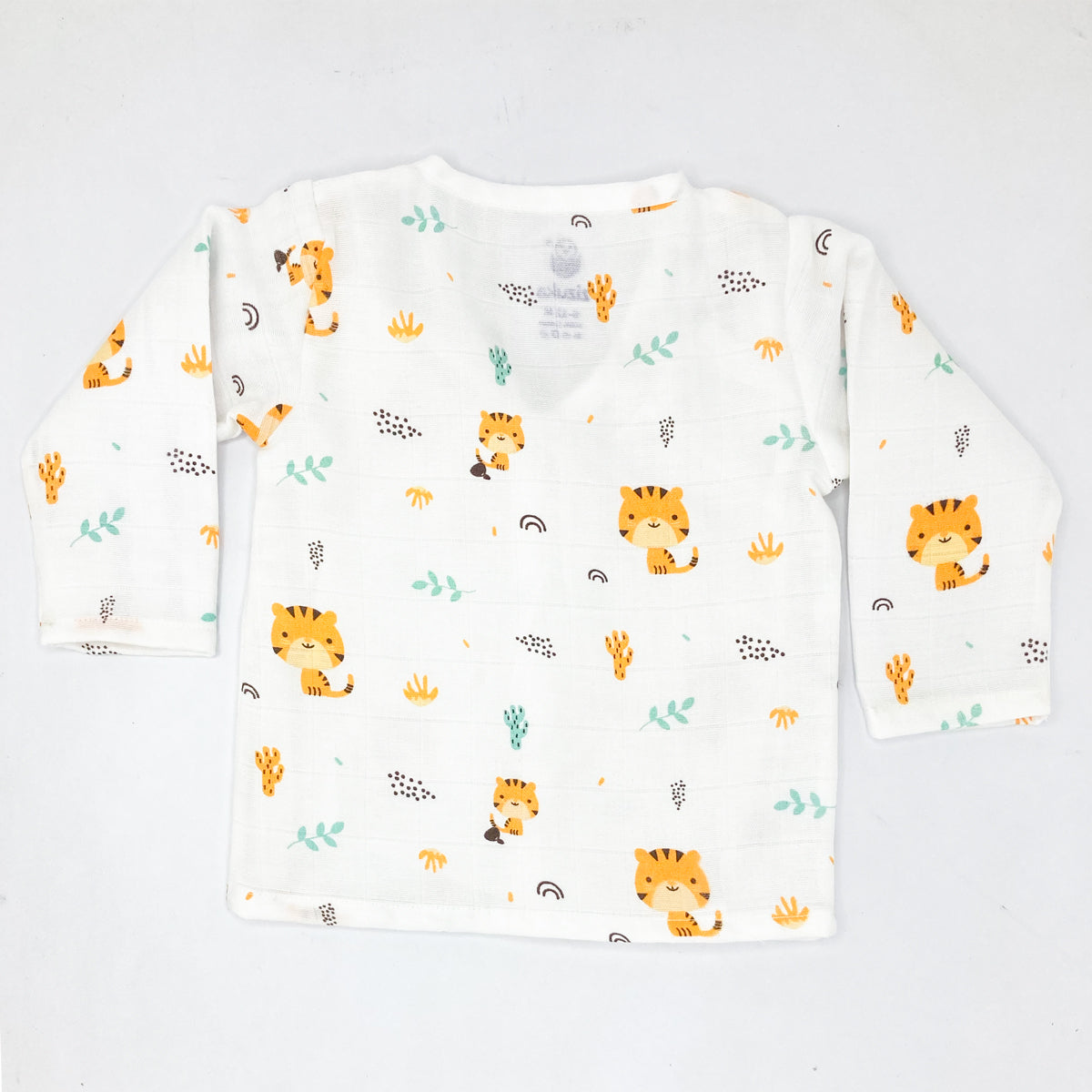 Full sleeve Jabla -Pyjama Set -Organic Muslin -Tiger