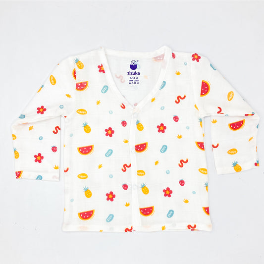 Full sleeve Jabla Pyjama Set 100%Cotton Muslin -Happy Zizu
