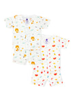 Jabla Co Ord Set / Jabla Shorts - Muslin Cotton -Combo (Pack of 2) - zizuka
