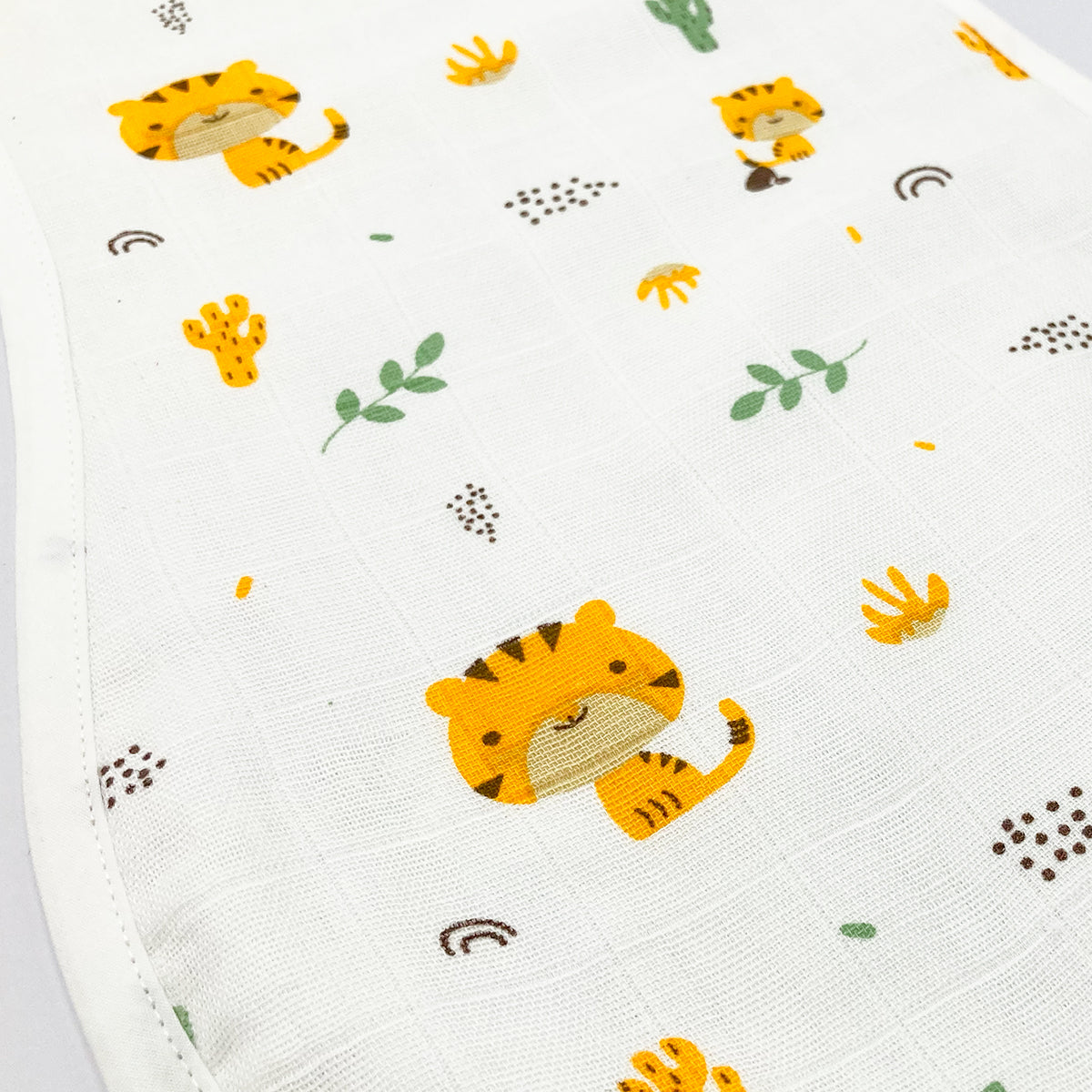 100% Muslin Cotton Soft Burp Cloths Newborn - Pack of 2