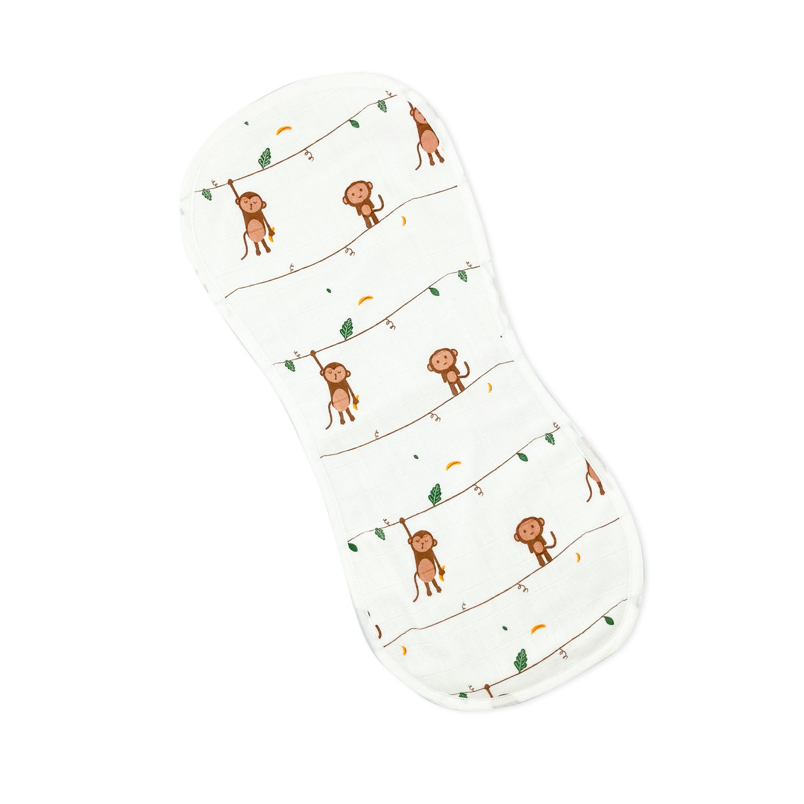 animal print new born burp cloth cotton 