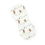 animal print new born burp cloth cotton 