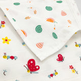 3-Layer Reversible Muslin Baby Blanket for Newborns